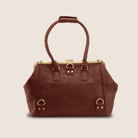 Laflore Paris doquintin bag with bamboo handles - Picture 4 of 15